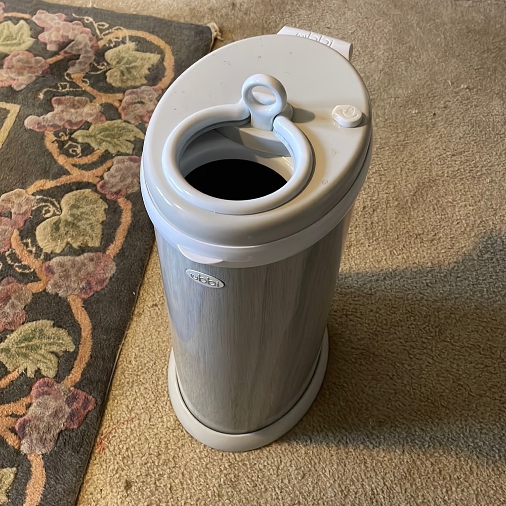 Iconic Ubbi Diaper Proof Trash Bin